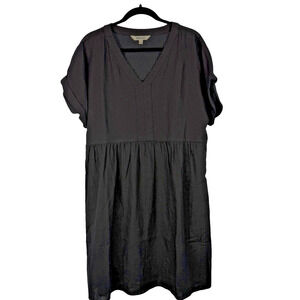 Briggs New York | Dresses | Briggs Womens Size Large Sleeveless Dress Olive  Green Linen Rayon Knee Length | Poshmark